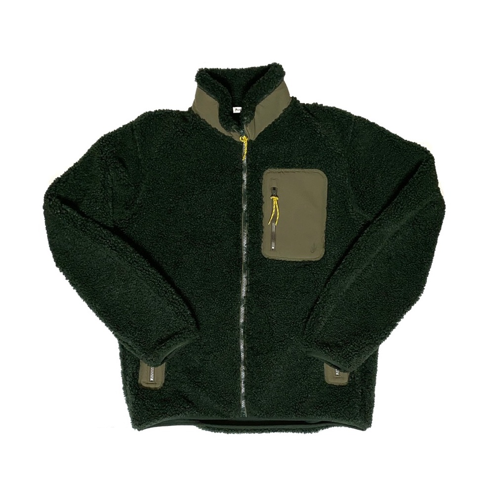 Uniqlo x J.W. Anderson Pile-Lined Fleece Full-Zip Jacket Green M